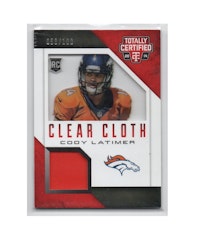 2014 Totally Certified Rookie Clear Cloth #RCCCL Cody Latimer (30-X253-NFLBRONCOS)