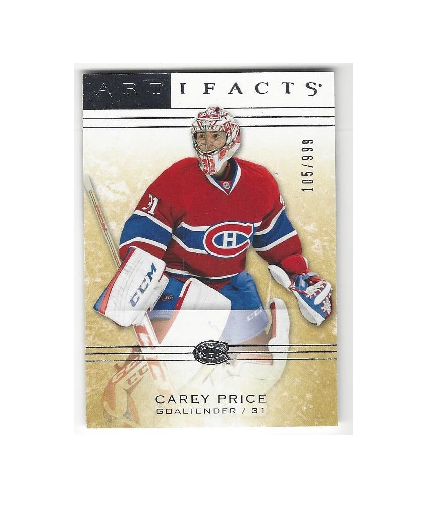 2014-15 Artifacts #109 Carey Price G (40-235x3-CANADIENS)