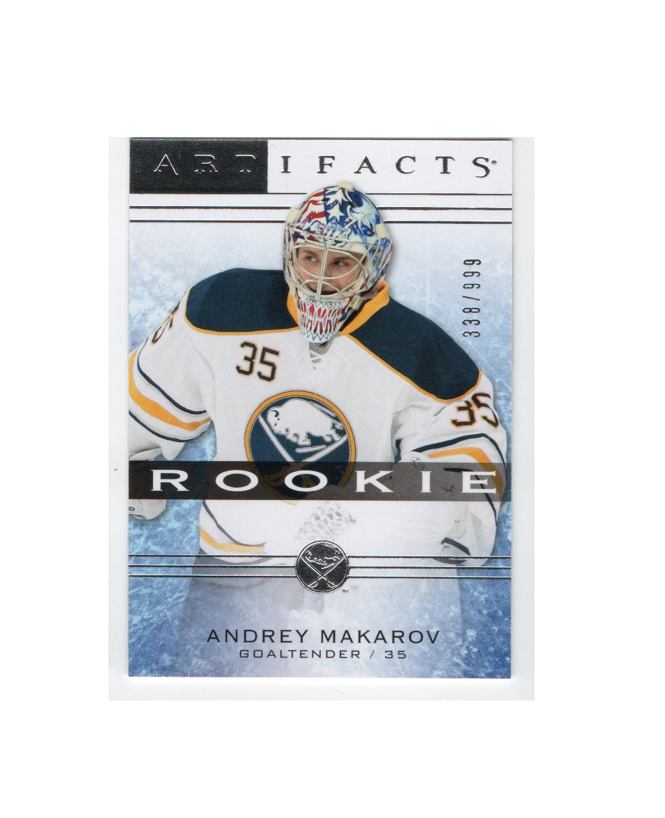 2014-15 Artifacts #128 Andrey Makarov RC (15-X6-SABRES)