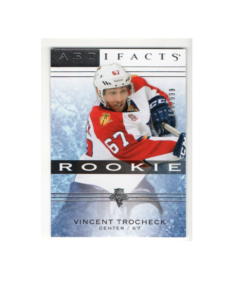 2014-15 Artifacts #150 Vincent Trocheck RC (25-X5-NHLPANTHERS)