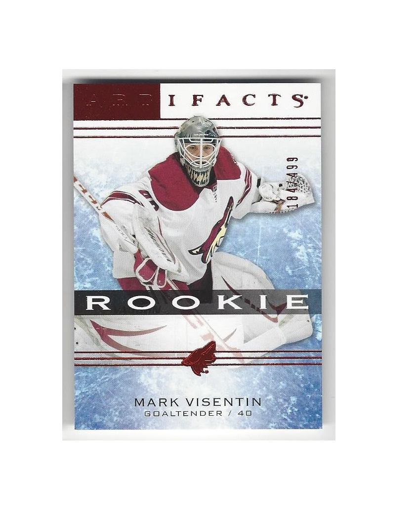 2014-15 Artifacts Ruby #122 Mark Visentin (25-X120-COYOTES)