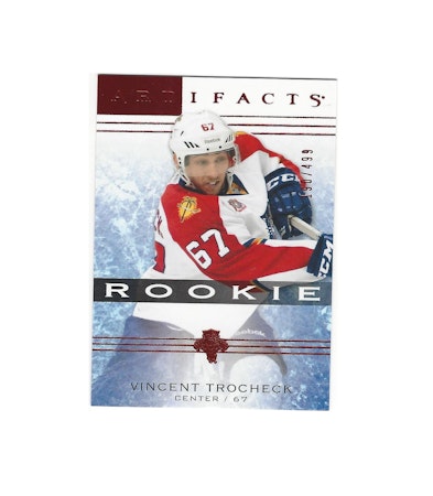 2014-15 Artifacts Ruby #150 Vincent Trocheck (30-X40-NHLPANTHERS)