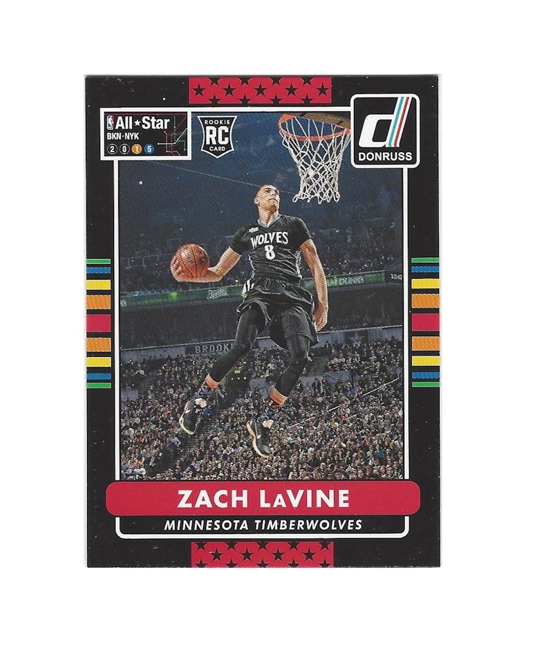 2014-15 Donruss All-Star Wrapper Redemption #AS3 Zach LaVine (100-X95-NBATIMBERWOLVES)