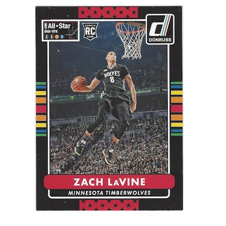2014-15 Donruss All-Star Wrapper Redemption #AS3 Zach LaVine (100-X95-NBATIMBERWOLVES)