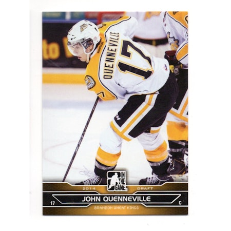 2014-15 ITG Draft Prospects #27 John Quenneville (10-X74-OTHERS)