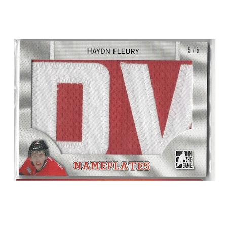 2014-15 ITG Draft Prospects Nameplates #NP12 Haydn Fleury (300-X93-OTHERS)