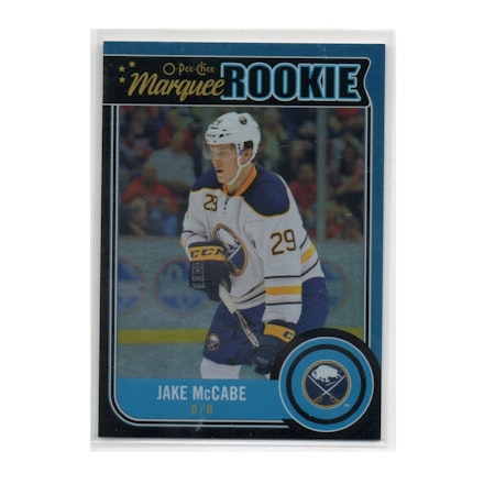 2014-15 O-Pee-Chee Black Rainbow #504 Jake McCabe (40-9x6-SABRES)