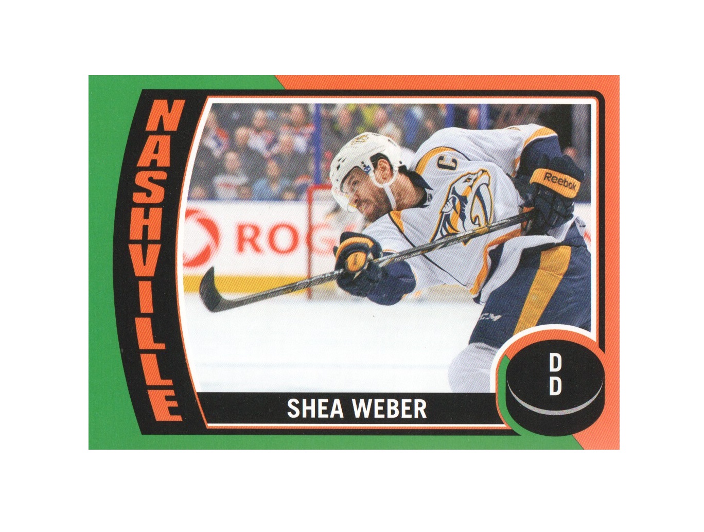 2014-15 O-Pee-Chee Stickers #ST21 Shea Weber (10-X189-PREDATORS)