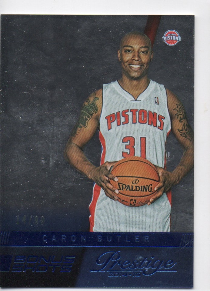 2014-15 Prestige Bonus Shots Blue #106 Caron Butler (15-X307-NBAPISTONS)