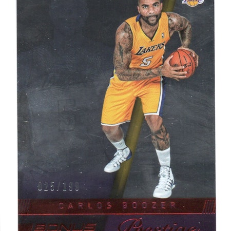 2014-15 Prestige Bonus Shots Red #86 Carlos Boozer (15-X305-NBALAKERS)