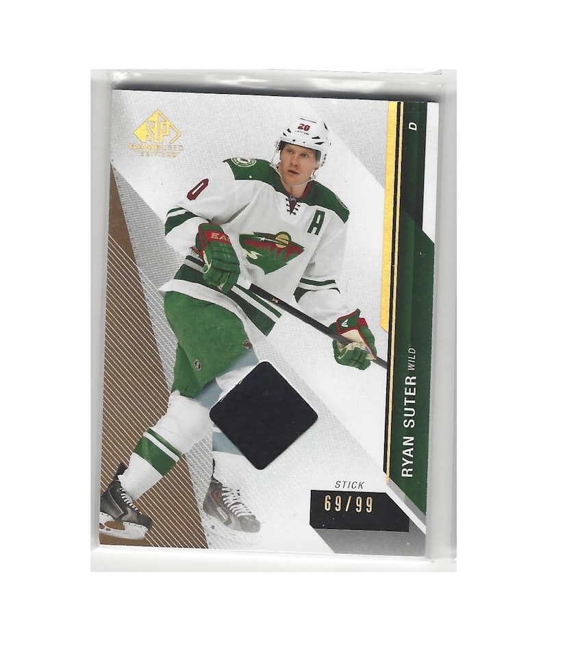 2014-15 SP Game Used Gold Spectrum Materials #60 Ryan Suter (50-X94-NHLWILD)