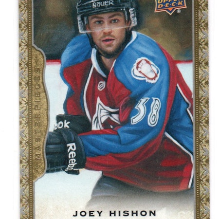 2014-15 UD Masterpieces #177 Joey Hishon RC (15-X313-AVALANCHE)