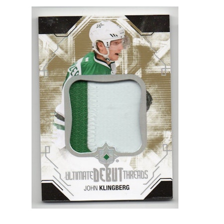 2014-15 Ultimate Collection Debut Threads Patches #DTJK John Klingberg (80-X21-NHLSTARS)