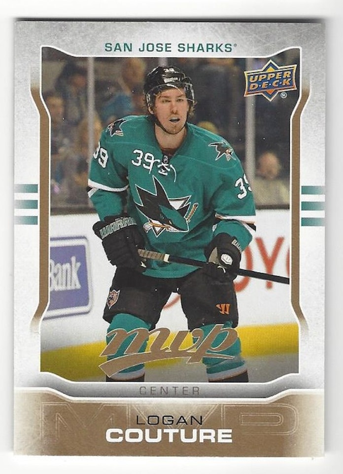 2014-15 Upper Deck MVP #237 Logan Couture SP (10-271x4-SHARKS)