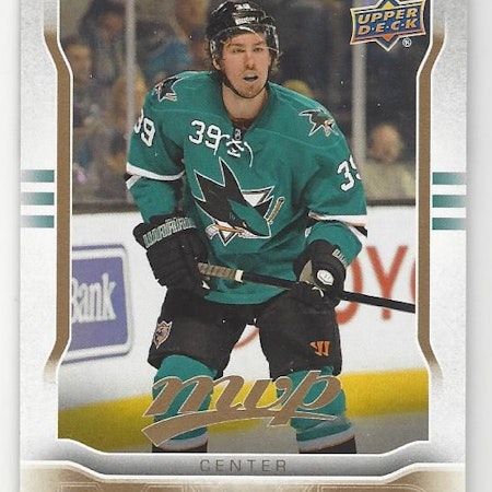 2014-15 Upper Deck MVP #237 Logan Couture SP (10-271x4-SHARKS)