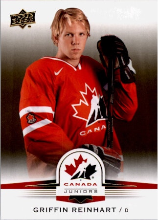 2014-15 Upper Deck Team Canada Juniors Gold #94 Griffin Reinhart (10-X313-CANADA)