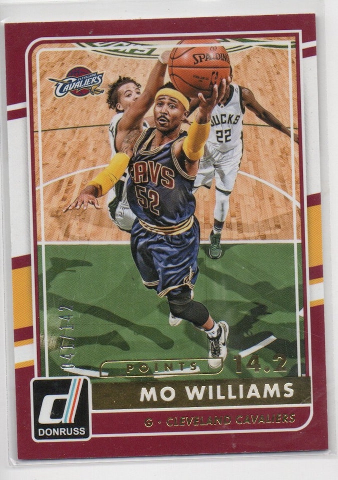 2015-16 Donruss Points #164 Mo Williams (15-X303-NBACAVALIERS)