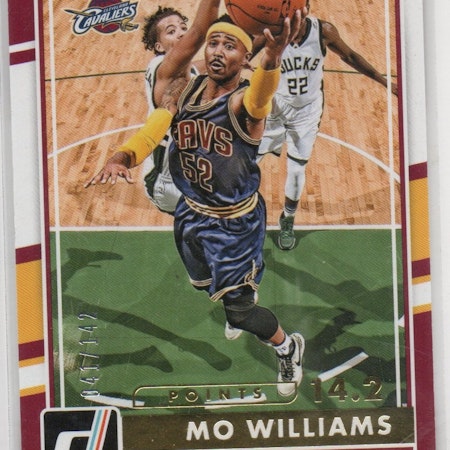2015-16 Donruss Points #164 Mo Williams (15-X303-NBACAVALIERS)