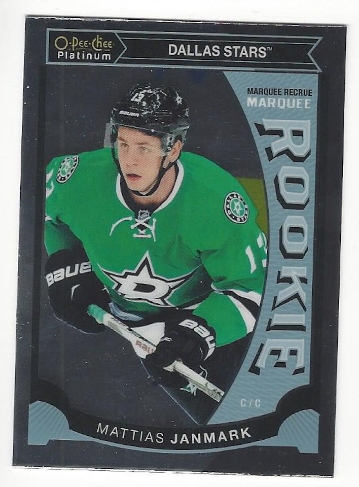 2015-16 O-Pee-Chee Platinum Marquee Rookies #M17 Mattias Janmark (15-X78-NHLSTARS)