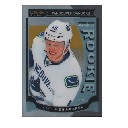 2015-16 O-Pee-Chee Platinum Marquee Rookies #M21 Hunter Shinkaruk (12-X218-CANUCKS)