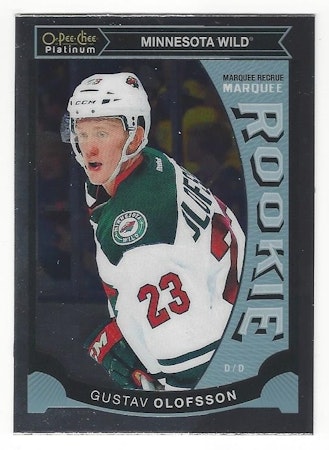 2015-16 O-Pee-Chee Platinum Marquee Rookies #M44 Gustav Olofsson (15-X77-NHLWILD)