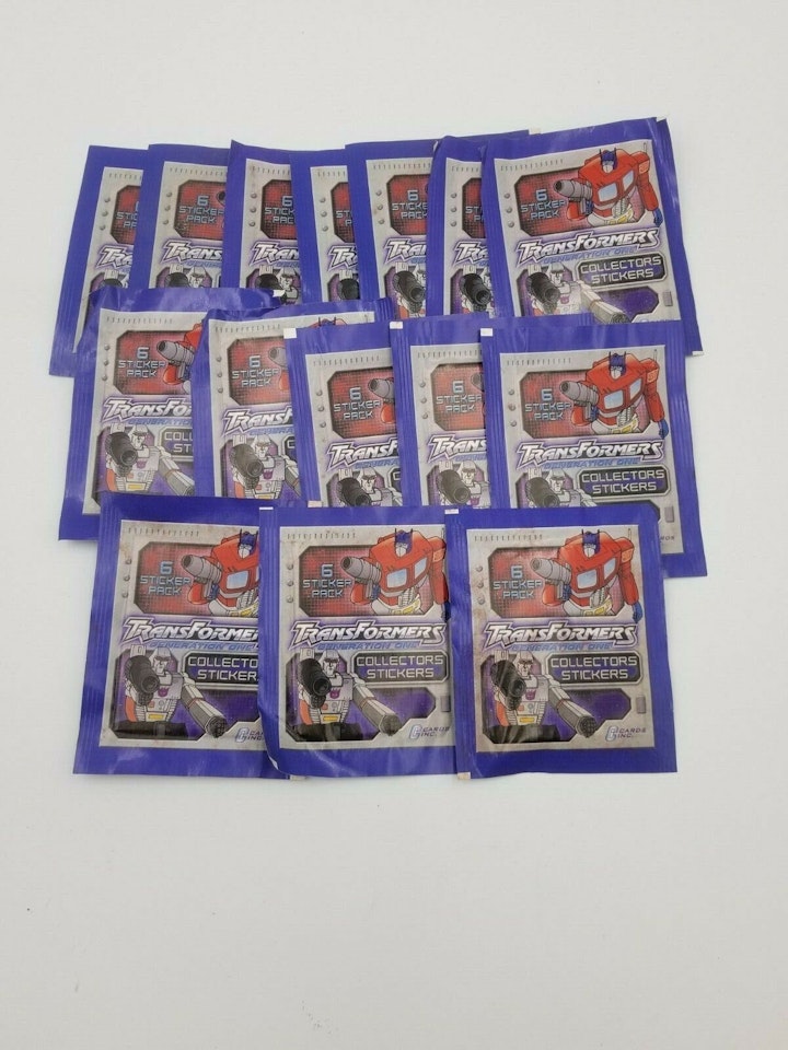 2003 Hasbro Transformers Generation One (Sticker Card Pack)