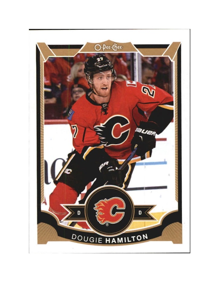 2015-16 O-Pee-Chee Update #U2 Dougie Hamilton (10-X176-FLAMES)