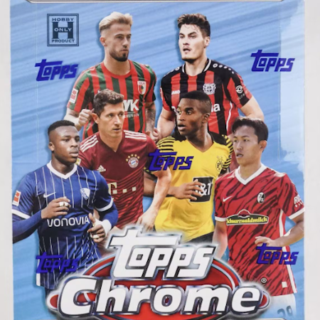 2021-22 Topps Chrome Bundesliga Soccer (Hobby Lite Box)