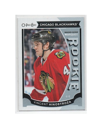 2015-16 O-Pee-Chee Update #U27 Vincent Hinostroza (10-X233-RC-BLACKHAWKS)