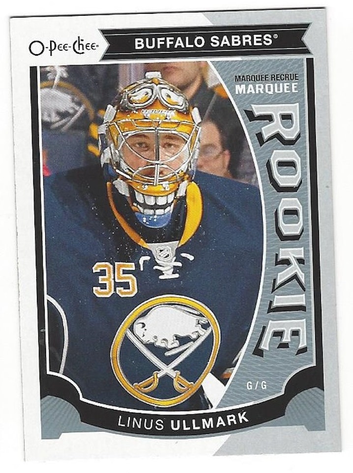 2015-16 O-Pee-Chee Update #U42 Linus Ullmark (15-171x6-SABRES)