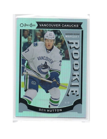 2015-16 O-Pee-Chee Update Rainbow Foil #U19 Ben Hutton (12-X197-CANUCKS)