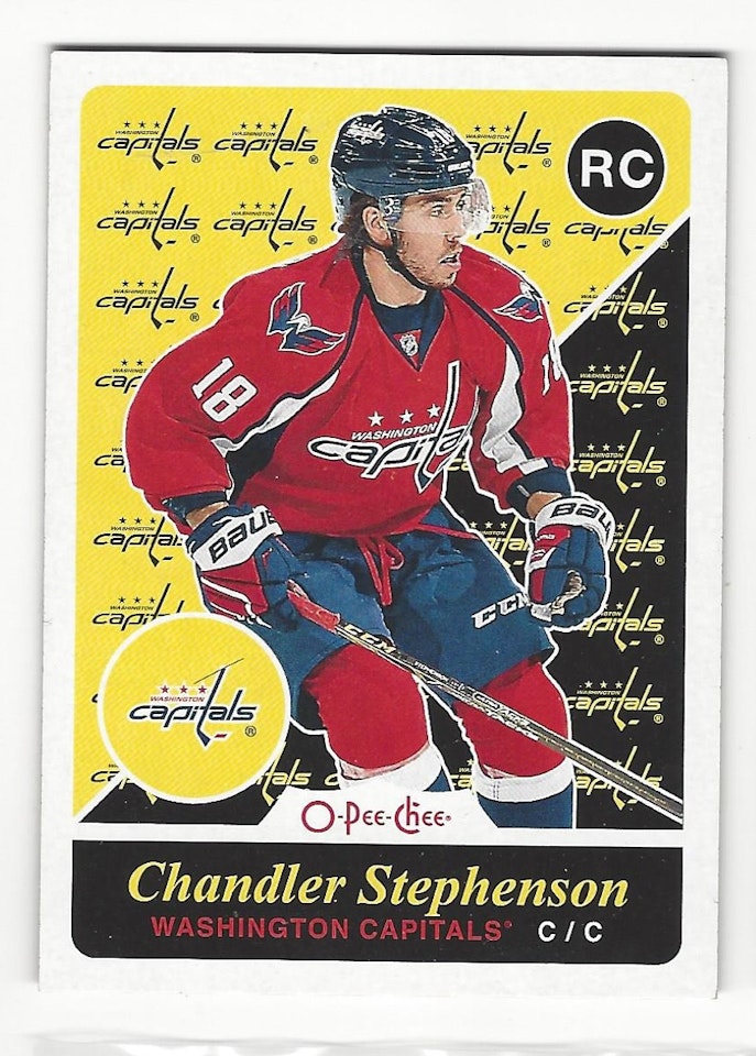 2015-16 O-Pee-Chee Update Retro #U38 Chandler Stephenson (12-30x3-CAPITALS)
