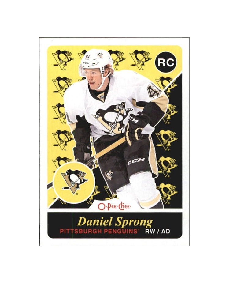 2015-16 O-Pee-Chee Update Retro #U40 Daniel Sprong (25-X108-PENGUINS)