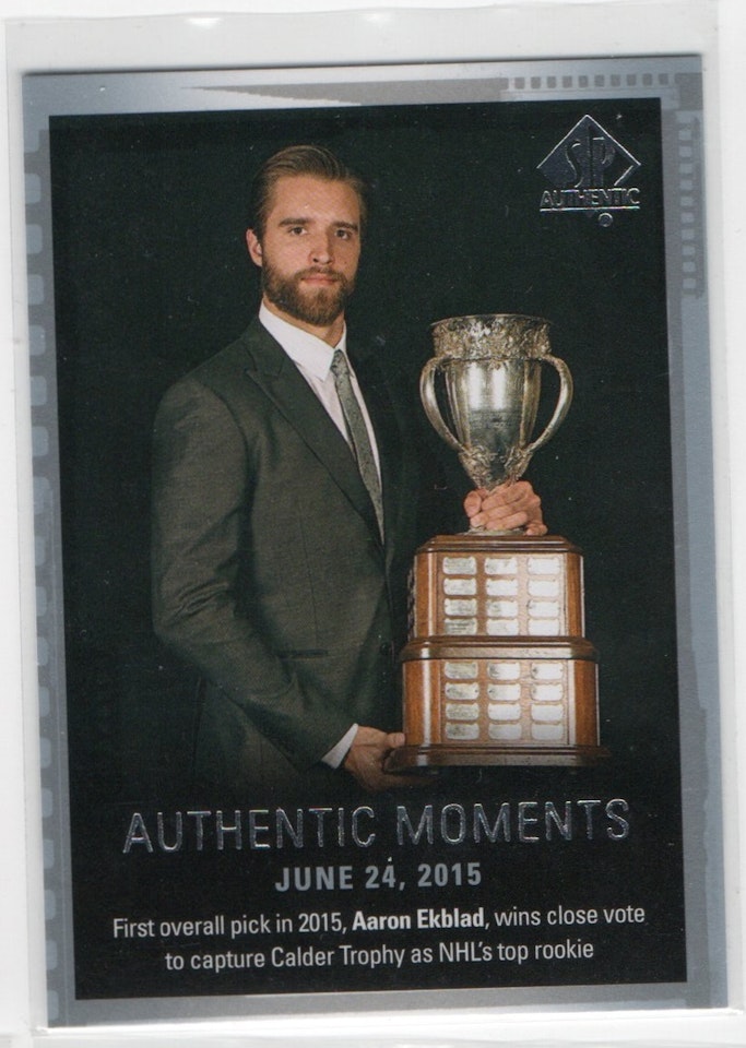 2015-16 SP Authentic #150 Aaron Ekblad AM (10-X98-NHLPANTHERS)