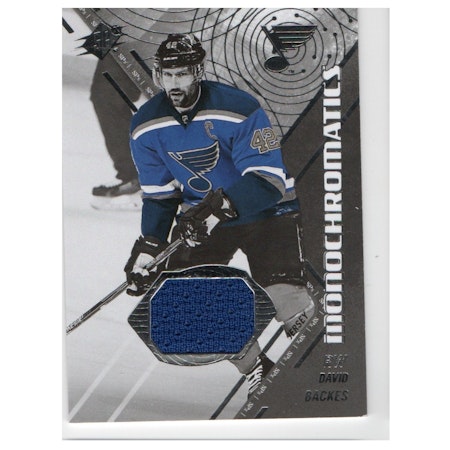 2015-16 SPx Monochromatics #MDB David Backes D (40-X15-BLUES)