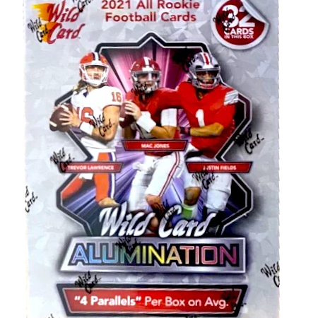 2021 Wild Card Aluminations Draft Picks Football (Blaster Box)