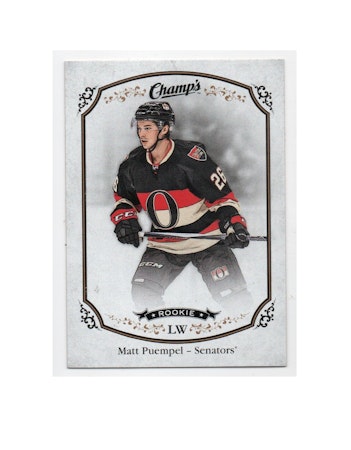 2015-16 Upper Deck Champ's #171 Matt Puempel RC (12-X32-SENATORS)