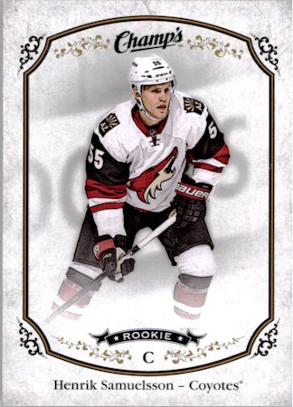 2015-16 Upper Deck Champ's #176 Henrik Samuelsson RC (12-X63-COYOTES)