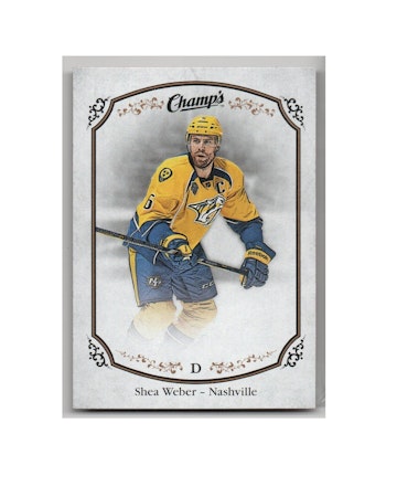 2015-16 Upper Deck Champ's #199 Shea Weber SP (10-X168-PREDATORS)