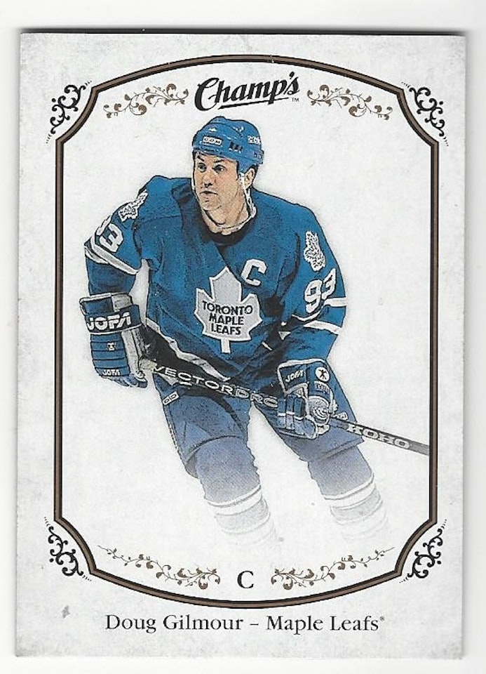 2015-16 Upper Deck Champ's #245 Doug Gilmour SP (10-164x2-MAPLE LEAFS)