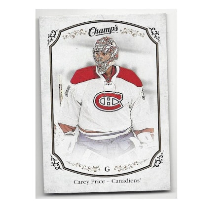 2015-16 Upper Deck Champ's #276 Carey Price SP (40-X114-CANADIENS)