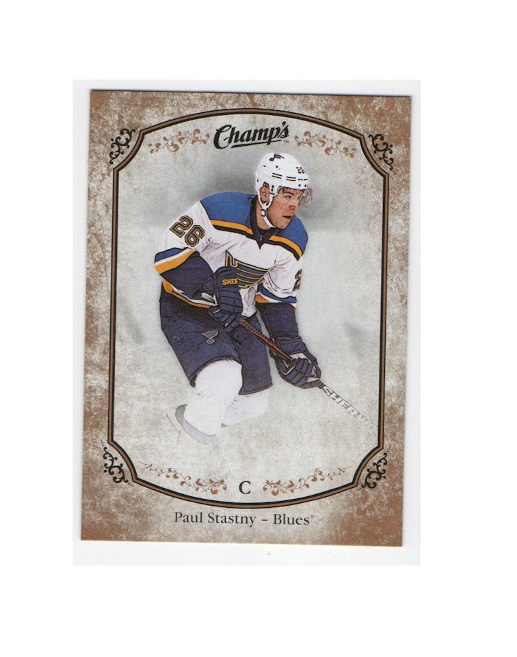 2015-16 Upper Deck Champ's Gold Variant Back #15 Paul Stastny (25-X95-BLUES)