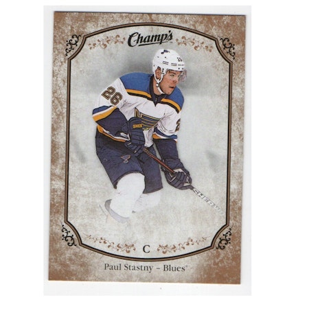 2015-16 Upper Deck Champ's Gold Variant Back #15 Paul Stastny (25-X95-BLUES)