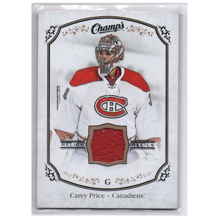 2015-16 Upper Deck Champ's Jerseys #JPE Carey Price B (150-X199-CANADIENS)