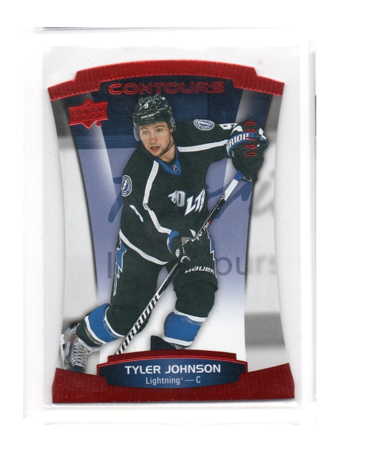 2015-16 Upper Deck Contours Red #29 Tyler Johnson (20-D7-LIGHTNING)