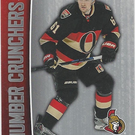 2015-16 Upper Deck Number Crunchers #NCMS Mark Stone (10-166x1-SENATORS)