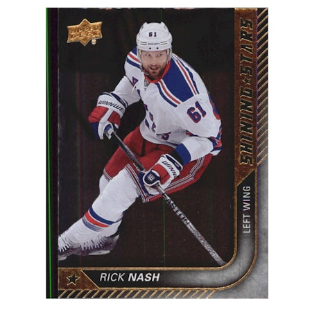 2015-16 Upper Deck Shining Stars #SS39 Rick Nash (10-X174-RANGERS)