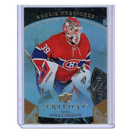 2015-16 Upper Deck Trilogy #210 Mike Condon RC (25-X127-CANADIENS)