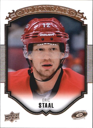 2015-16 Upper Deck UD Portraits #P12 Eric Staal (10-X59-HURRICANES)