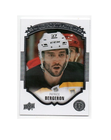 2015-16 Upper Deck UD Portraits #P46 Patrice Bergeron (12-X20-BRUINS)